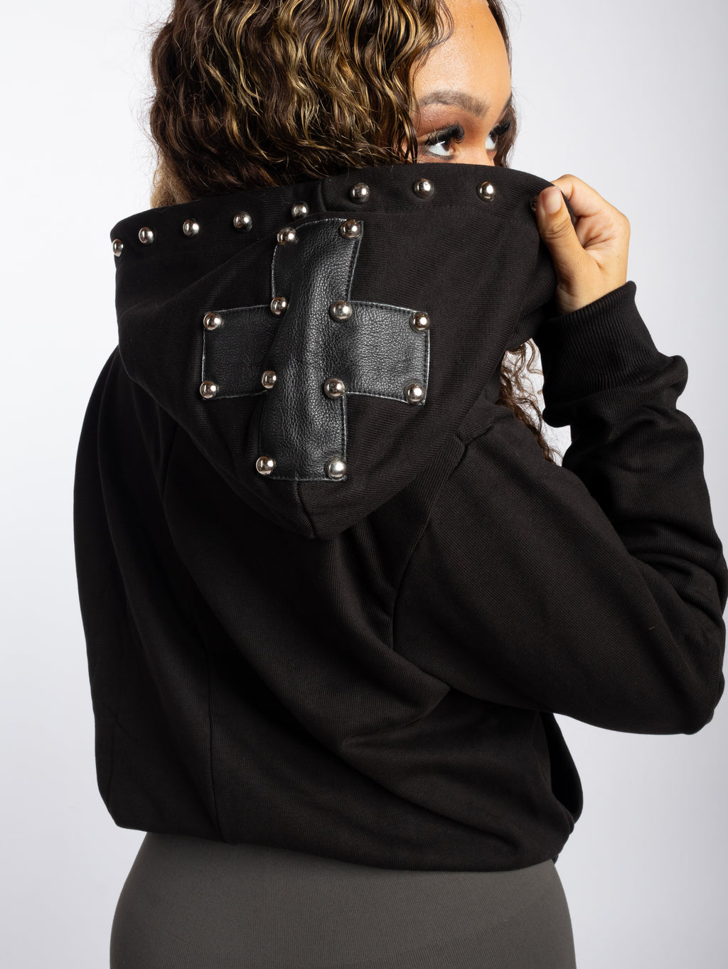 SELENE zip up hoodie "SHADOW 6ØØ"