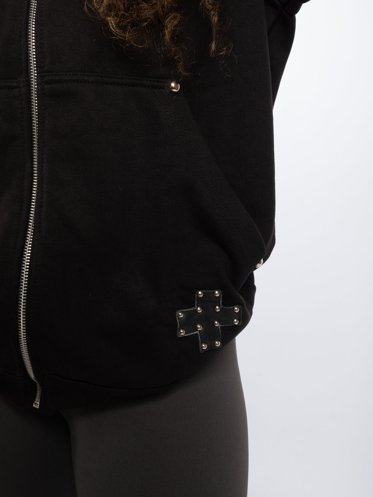 SELENE zip up hoodie "SHADOW 6ØØ"