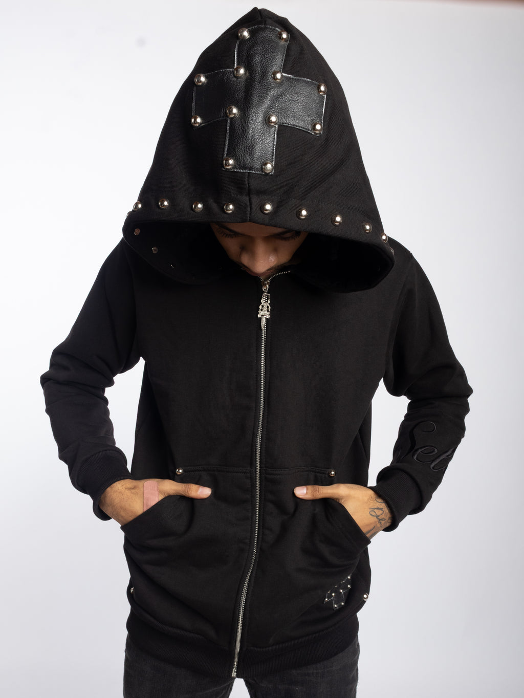 SELENE zip up hoodie "SHADOW 6ØØ"